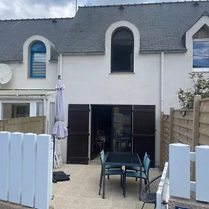 Maison Chaleureuse , Pied Dans L'eau Avec Parking Hébergement de vacances Gâvres